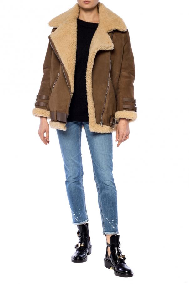 Acne on sale suede jacket